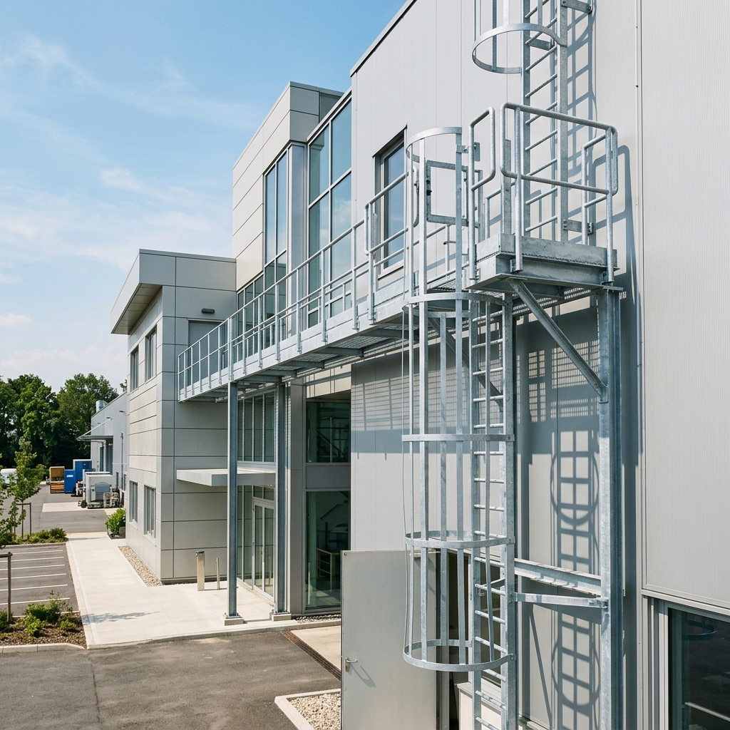 Steel Access Ladders & Platforms