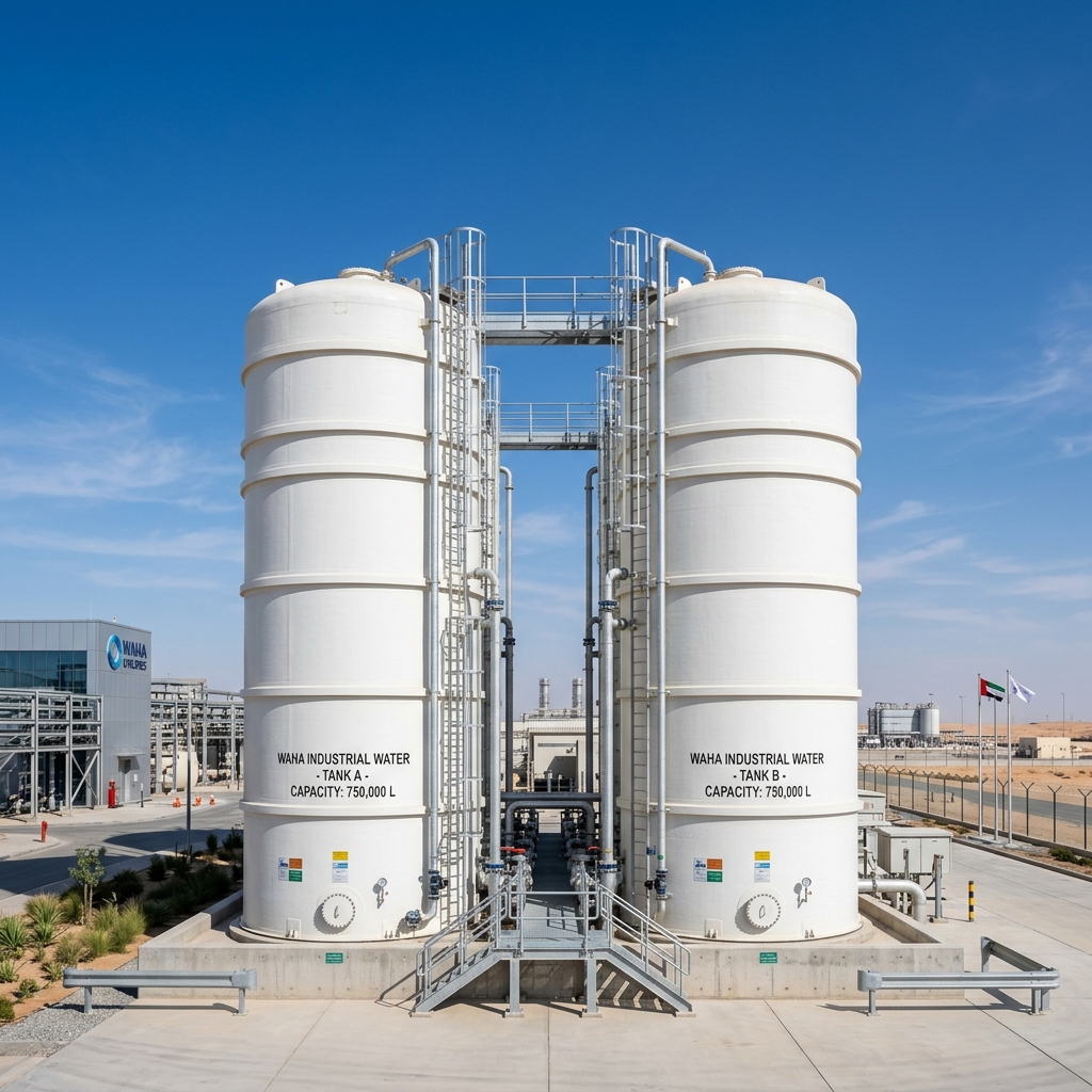 GRP Cylindrical Water Tanks
